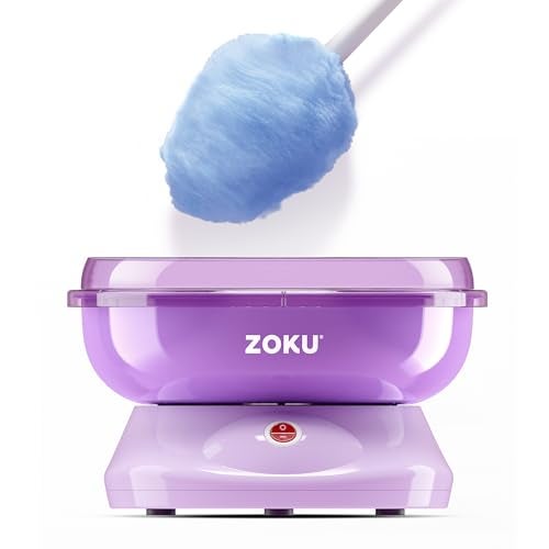 ZOKU Cotton Candy Maker, Countertop Cotton Candy Machine, Includes 10 Paper Cones, Enjoy Homemade Treats in Minutes - Image 4