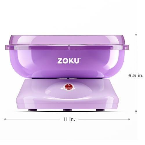 ZOKU Cotton Candy Maker, Countertop Cotton Candy Machine, Includes 10 Paper Cones, Enjoy Homemade Treats in Minutes - Image 5