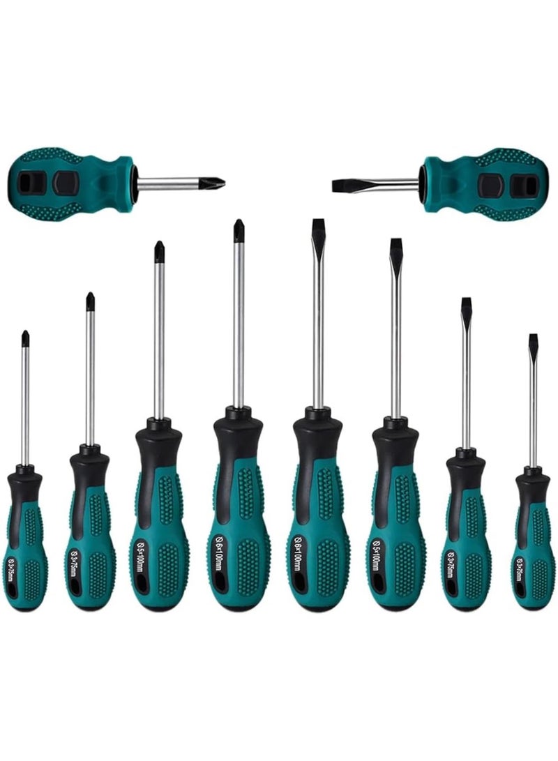 GGOOT 10-Piece Screwdriver Set Hardware Tools Maintenance Tool Set Electrical Maintenance Tools  - Image 1