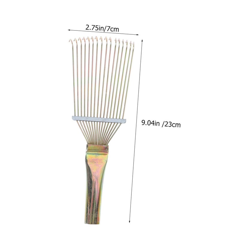 Lightweight Metal Horse Grooming Brush For Cattle Sheep Durable Portable Livestock Hairbrush - Image 3