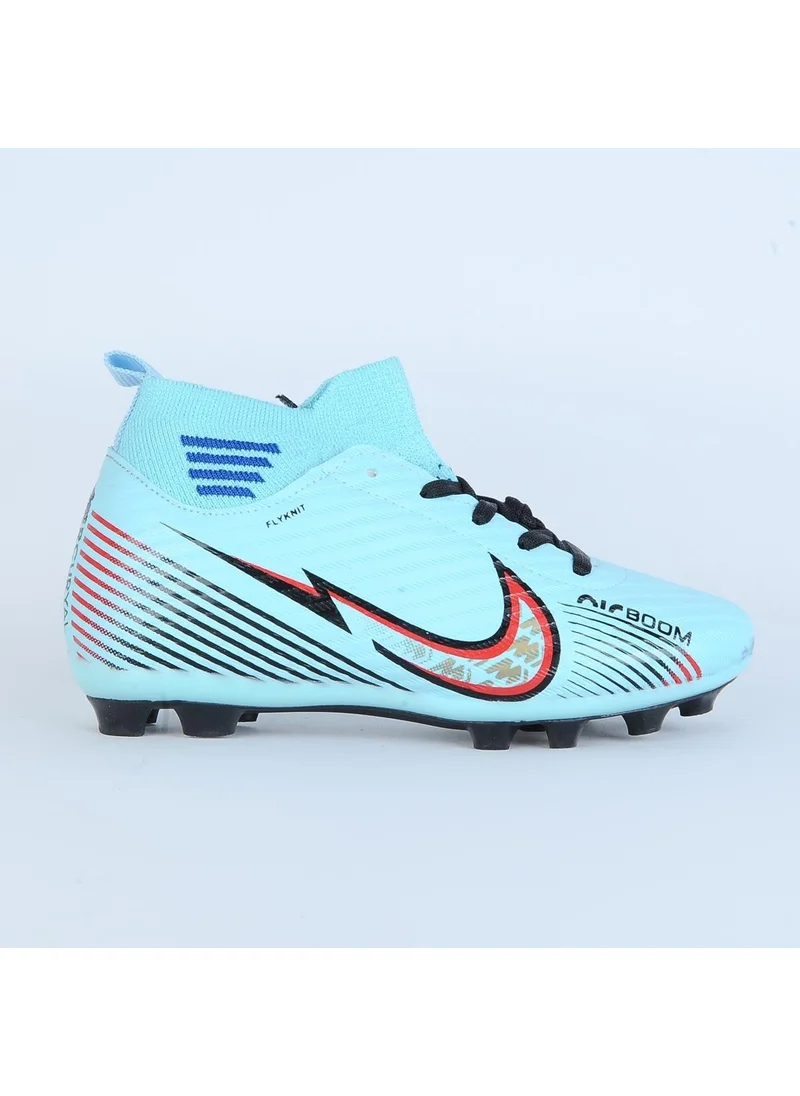 TwinGo 585 Baby-Blue Cleat Boys Football Shoes