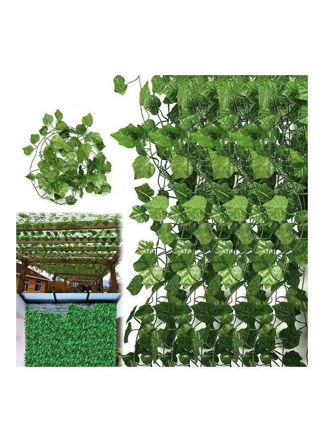 NIBEMINENT 12-Piece Artificial Hanging Ivy Leaves multicolour 230cm - Image 1