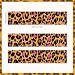 Fukaisu 6pcs Pink Leopard Edible Cake Borders 1102x244in28x62cm PreCut Edible Wrap Strips Glutinous Rice Paper Birthday Cake Decorations for Leopard Theme Birthday Party Supplies - Image 4