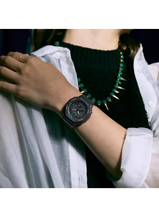 جي شوك ساعة رجالية تناظرية رقمية من الراتنج -- - . مم