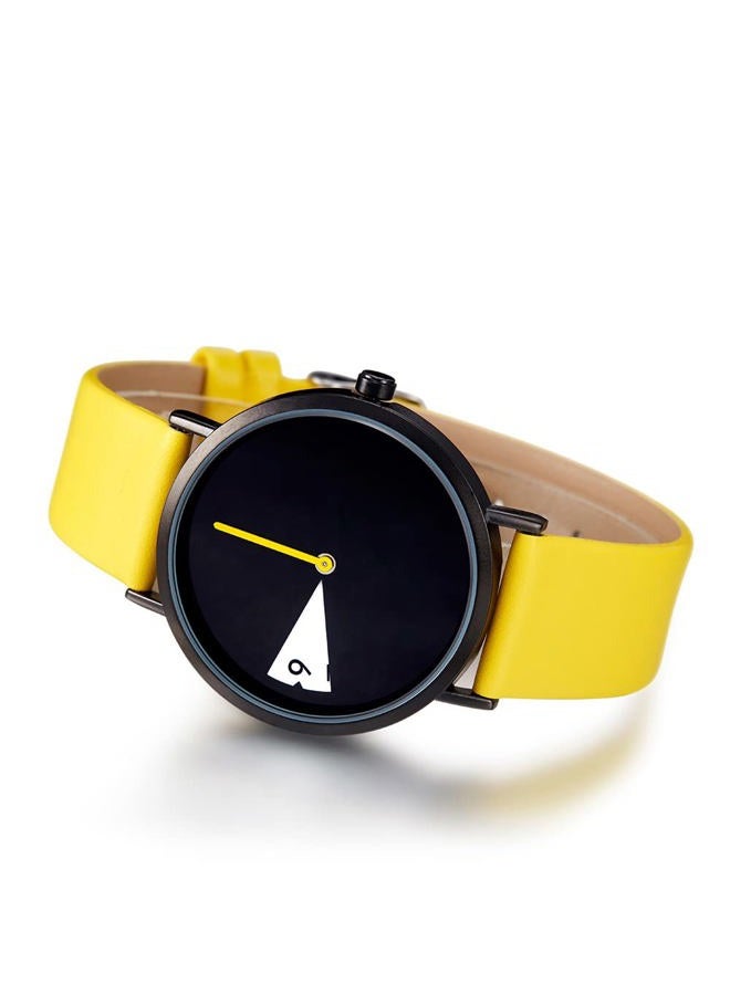 shengke Creative Watch Ultra-Thin Strap Casual Fashion Quartz Minimalist Watch Yellow - Image 4