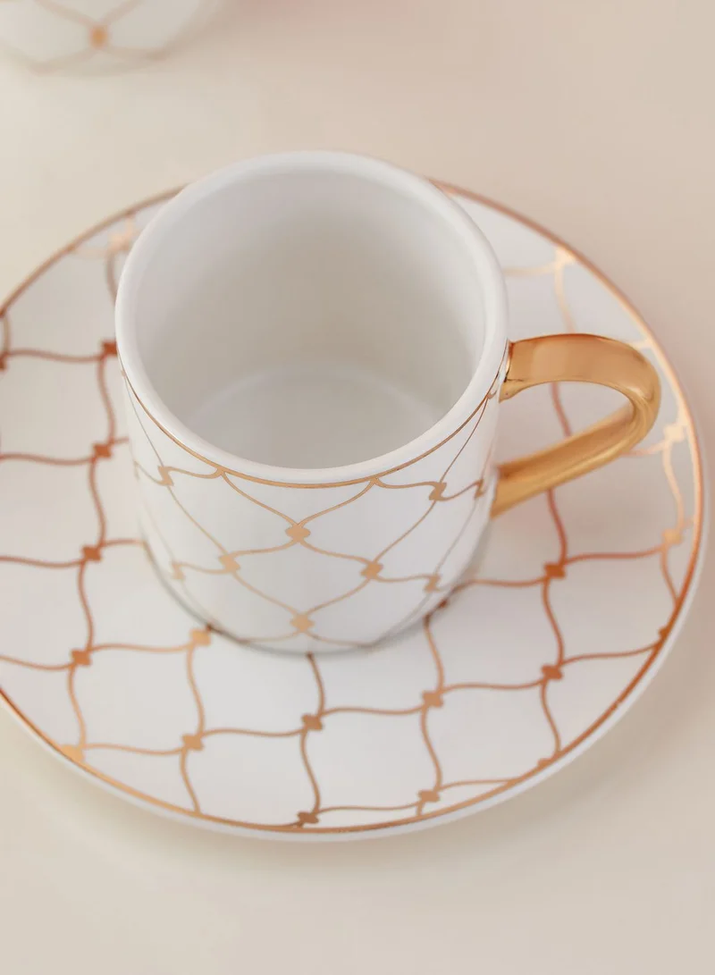 Rosanna 6 Pack Espresso Cup With Saucer