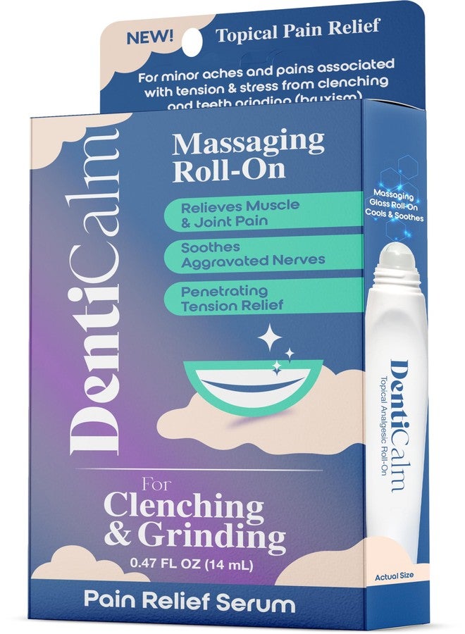 nfuse DentiCalm Soothing Pain Relief for Teeth Grinding and Jaw Clenching (Bruxism), for Jaw, Head and Neck Pain, Stiffness and Tension, Nightguard Discomfort Relief, 0.47 OZ - Image 1