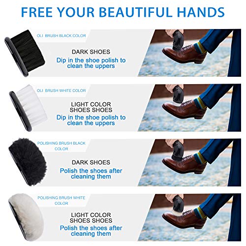 Sansent Electric Shoe Cleaner and Polisher Brush - Portable USB Leather Cleaner Care Kit for Shoes and Sneakers - Image 5