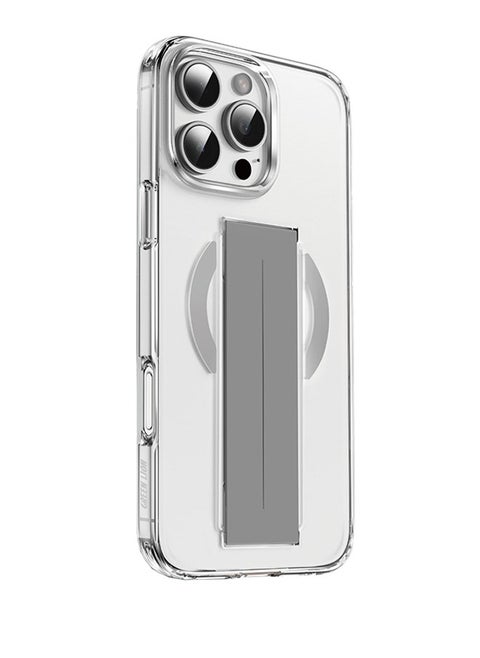iPhone 16 Pro MagSafe Grip Case / Screen & Camera Guard / Anti-Yellowing Clarity /  Comfortable Grip / Drop & Damage Protection - Natural Titanium