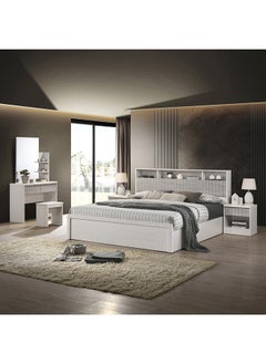 Liverpool 6-Piece King Smart Bedroom Set 224 x 110 x 188 cm