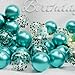 SUWEN Metallic Green Balloons and Confetti Balloons Set 47PCS Latex Helium Metallic Teal Balloon for Birthday Anniversary Party Decorations - Image 3