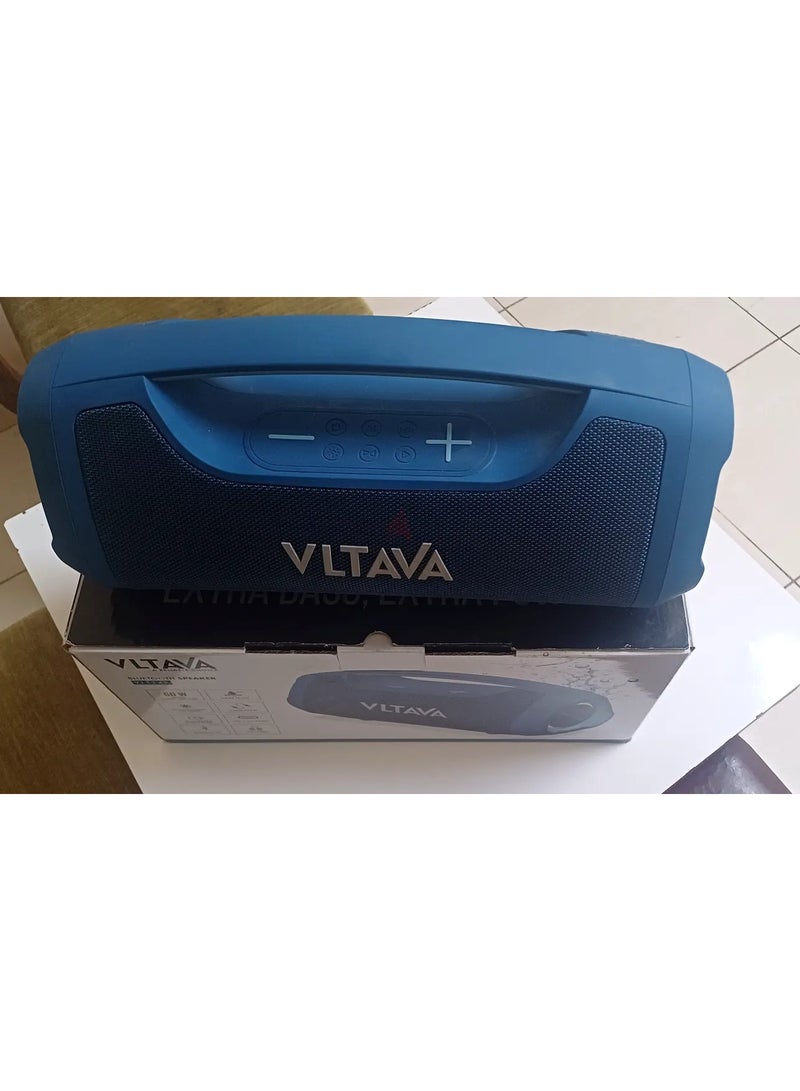 VLTAVA Portable Bluetooth Speaker 60W Waterproof with LED Lights, TWS, Type-C Charging & Rechargeable Battery - Image 2
