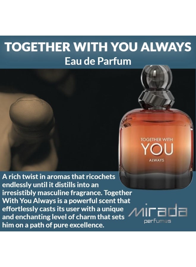 ميرادا عطر Together With You Always للرجال EDP 100ML - Image 5