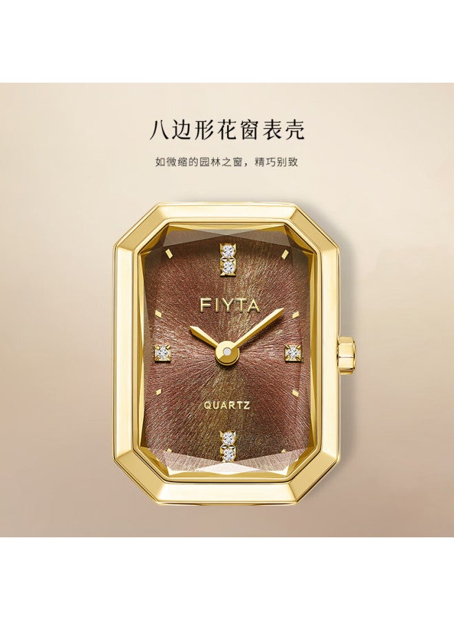 Fiyta Qingcheng Series, Dongfang Meiren Suzhou Embroidery Style Maple Leaf Brown Chinese-style Watch For Women, Gift For Girlfriend - Image 2