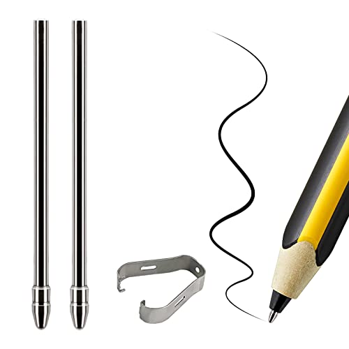 REEYEAR No Worn Out Fine Replacement Pencil Nibs Compatible with STAEDTLER Noris Digital Jumbo/Classic/Mini EMR Digital Pen Stylus, Titanium Alloy Ballpoint Tips fits for Noris EMR Pen,2 Pcs - Image 1