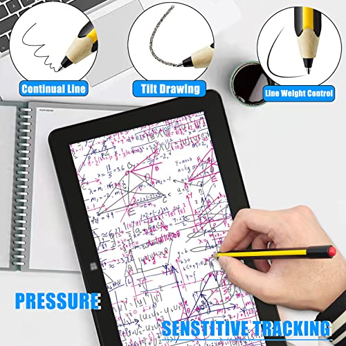 REEYEAR No Worn Out Fine Replacement Pencil Nibs Compatible with STAEDTLER Noris Digital Jumbo/Classic/Mini EMR Digital Pen Stylus, Titanium Alloy Ballpoint Tips fits for Noris EMR Pen,2 Pcs - Image 2