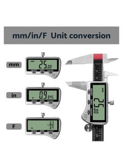 Generic Digital Caliper Measuring Tool, Large LCD, Digital Calipers 8 inch / 200 mm, Electronic Micrometer Vernier with Fractions  - Image 5