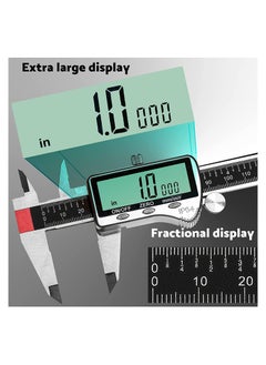 Generic Digital Caliper Measuring Tool, Large LCD, Digital Calipers 8 inch / 200 mm, Electronic Micrometer Vernier with Fractions  - Image 4