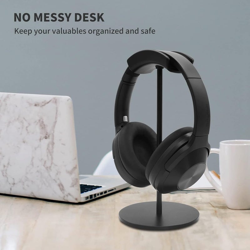 Srhythm Headphone Stand,Metal Headset Holder for Space-saving and Display - Image 2