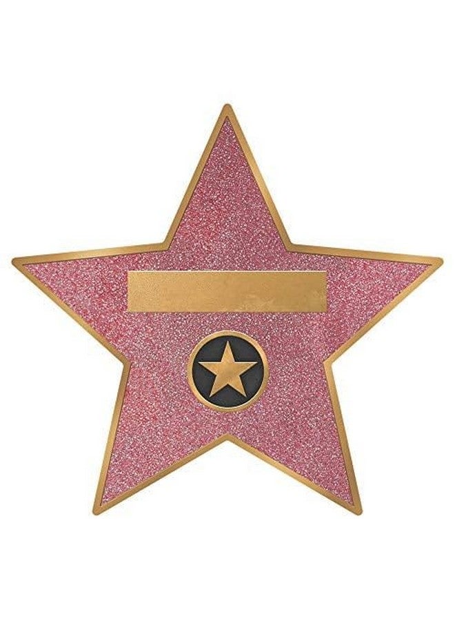 Amscan Glitz & Glam Star Decal Clings - 11.3" x 12" (Pack of 8) - Removable & Reusable Pink & Gold Coated Cardboard Decor for Celestial-Themed Events, Parties & Bedrooms - Image 4