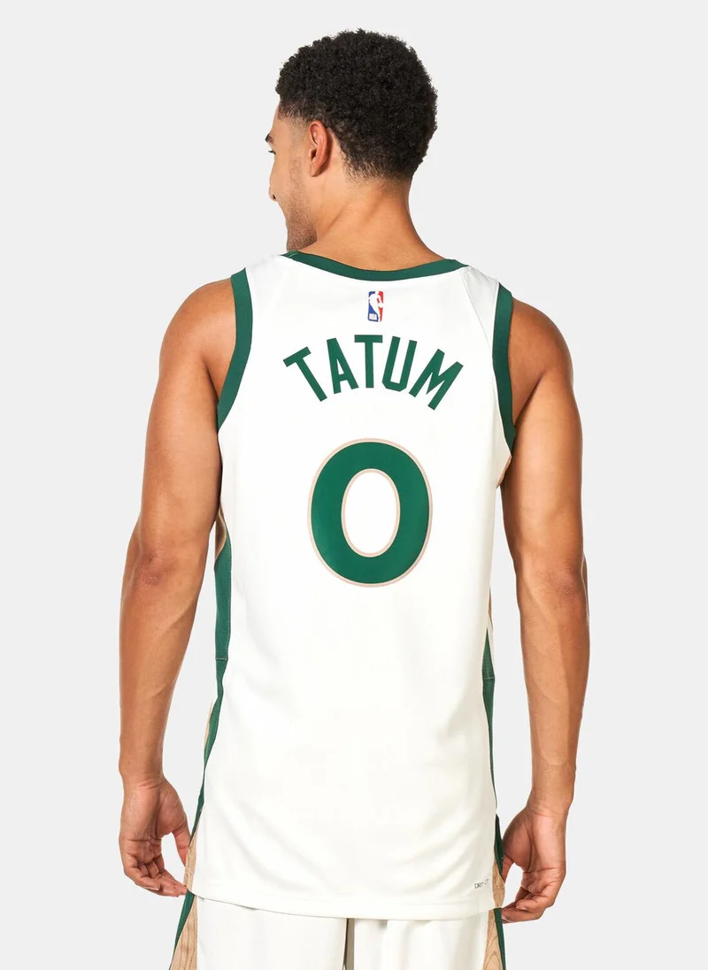 Nike Men's NBA Boston Celtics Jayson Tatum City Edition Dri-FIT Swingman Basketball Jersey - 2023/24