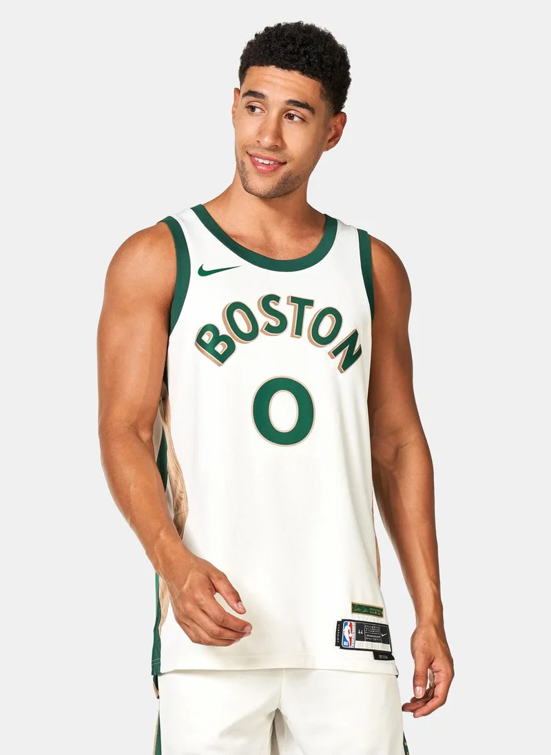 Nike Men's NBA Boston Celtics Jayson Tatum City Edition Dri-FIT Swingman Basketball Jersey - 2023/24