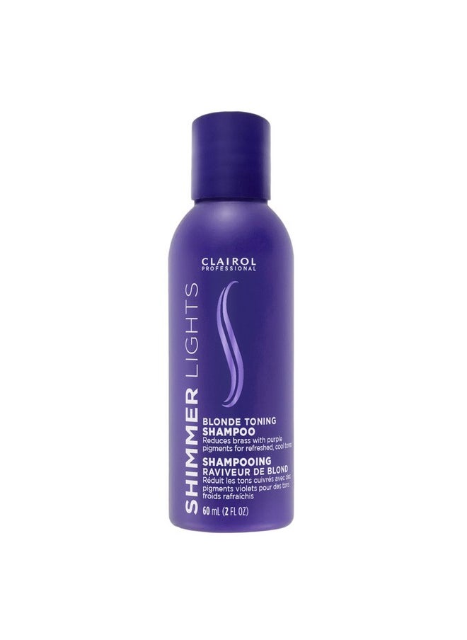Clairol Professional - Shimmer Lights Purple Shampoo 2 Fl. Oz Neutralizes Brass & Yellow Tones For Blonde Silver Gray & Highlighted Hair Packaging May Vary - Image 1
