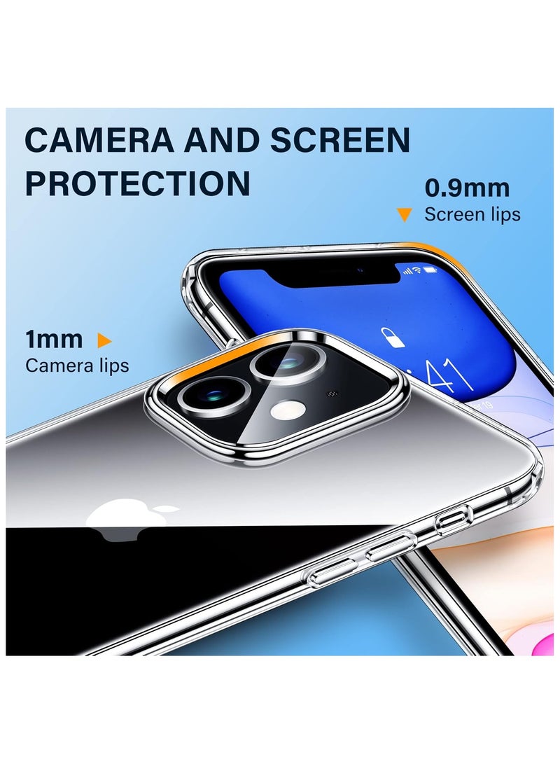 Bills iPhone 11 Shockproof Clear Case, Not Yellowing,10FT Military Drop Protection, Hard Clear Back Four Corner Airbags Drop Protection Phone Cover - Image 5
