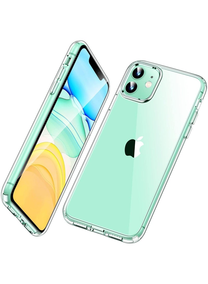 Bills iPhone 11 Shockproof Clear Case, Not Yellowing,10FT Military Drop Protection, Hard Clear Back Four Corner Airbags Drop Protection Phone Cover - Image 1