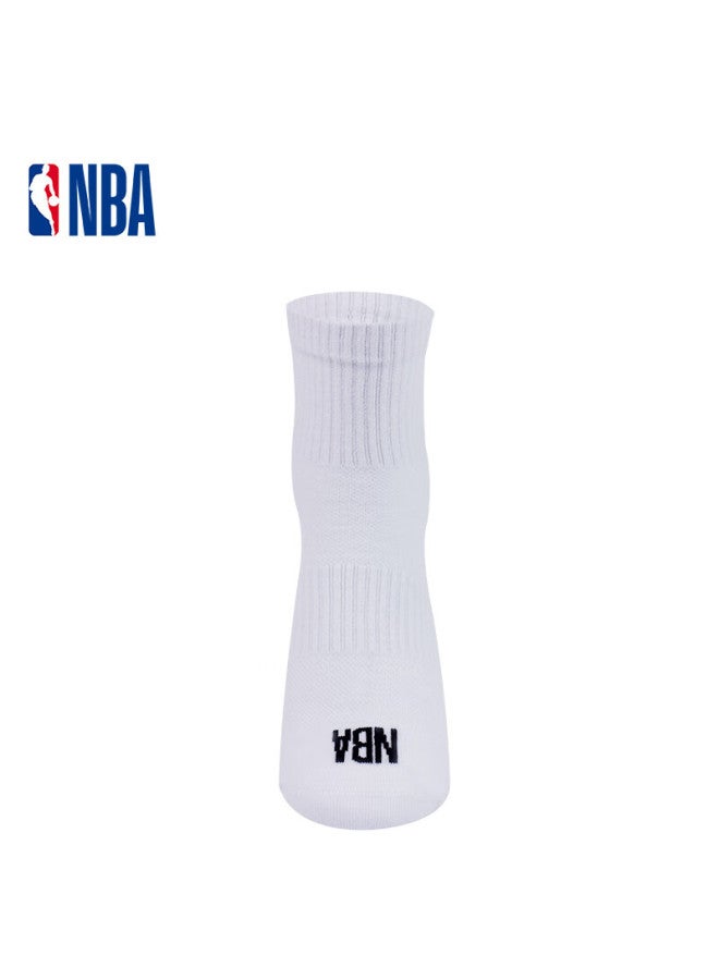 Nba Men's Anti-odor Antibacterial Breathable Moisture-wicking Sports Cotton Socks 2 Pairs - Image 3