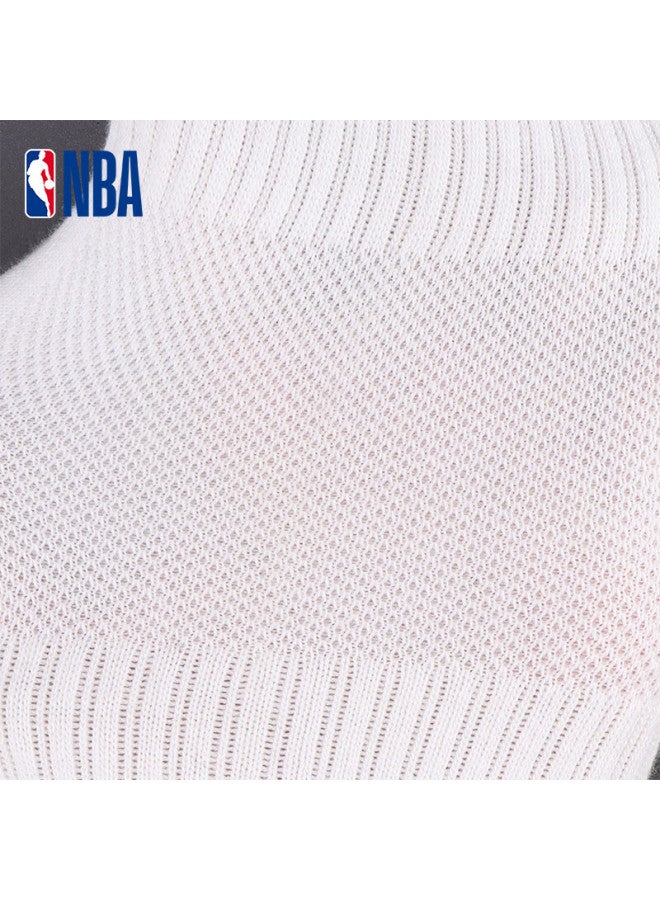 Nba Men's Anti-odor Antibacterial Breathable Moisture-wicking Sports Cotton Socks 2 Pairs - Image 4