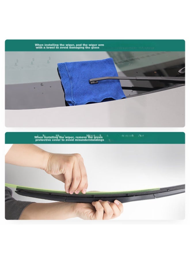 Xufengcheshi (xufeng) Gac Trumpchi Gs4 Windshield Wipers For 2015 Models, Legacy-specific Boneless Wiper Blades, Car Accessories, Original Equipment Manufacturer (oem) - Image 4