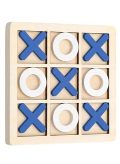MARGOUN Tic-Tac-Toe Wooden Block Game Classic Board Games for Kids Early Educational Toys for Kids Fun for Indoor and Outdoor Daytime Night Activity for Boys Girls Toddlers  - Image 1
