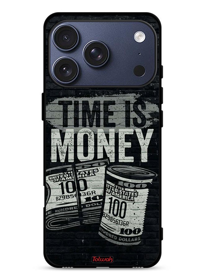 Tolwak Apple iPhone 17 Pro Protective Case Cover Time Is Money - Image 1