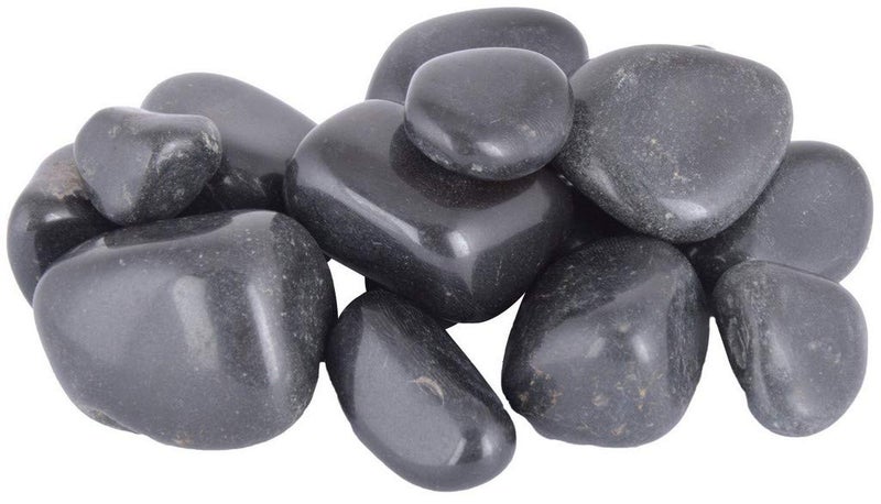 Creative Farmer 2Kg Black Polished Stone Creatures Decorative Pebbles 2Kg F - Image 2