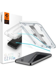 GLAStR EZ Fit HD for Samsung Galaxy S24 PLUS Tempered Glass Screen Protector [2 PACK] with Easy Install Tray