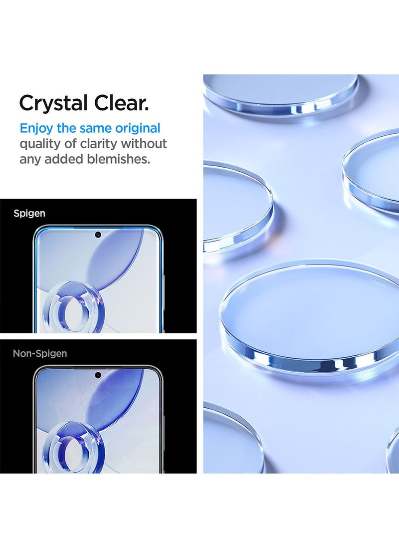 Spigen - GLAStR EZ Fit HD for Samsung Galaxy S24 PLUS Tempered Glass Screen Protector [2 PACK] with Easy Install Tray - Image 1