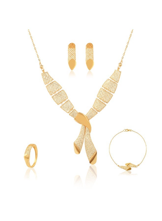 BAFLEH JEWELLERY Gifting Made Luxurious: 21K Gold Necklace Sets - Image 2