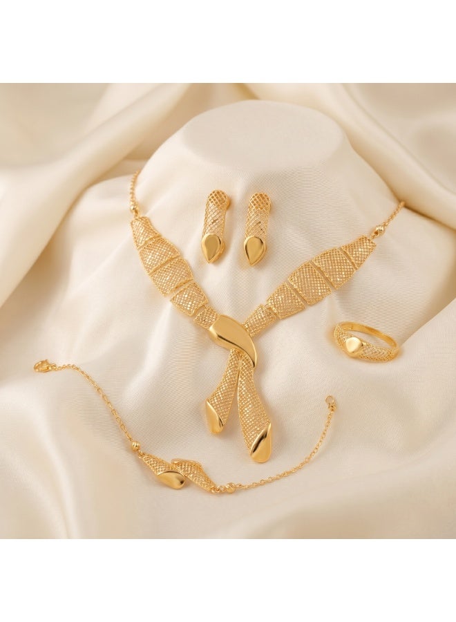 BAFLEH JEWELLERY Gifting Made Luxurious: 21K Gold Necklace Sets - Image 1