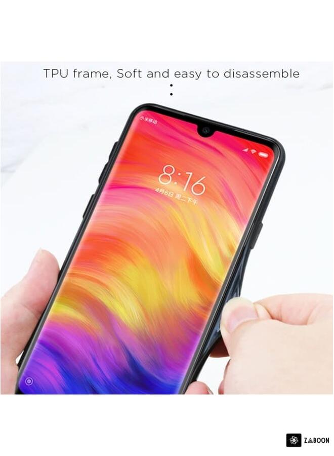 Zaboon Protective Case Cover For Xiaomi Redmi Note 7 Gradient Color Glass Case  - Image 4