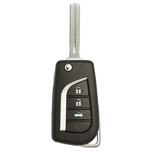 Keyless2Go Replacement for Toyota Camry Remote Flip Key HYQ12BFB 89070-06790 H Chip - Image 1