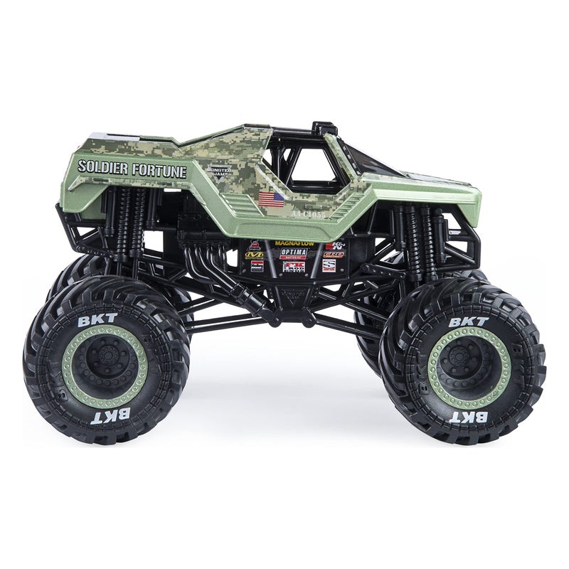 Monster Jam, Official Soldier Fortune Monster Truck, Die-Cast Vehicle, 1:24 Scale - Image 2
