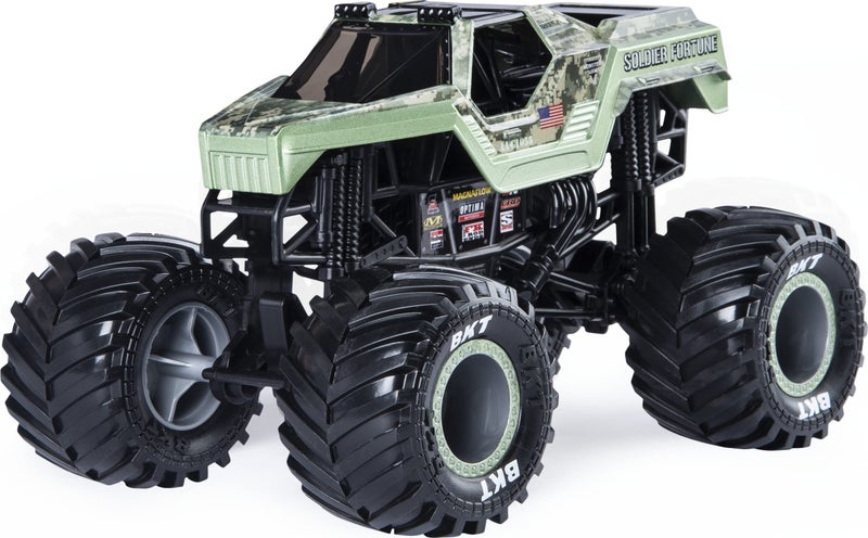 Monster Jam, Official Soldier Fortune Monster Truck, Die-Cast Vehicle, 1:24 Scale - Image 3