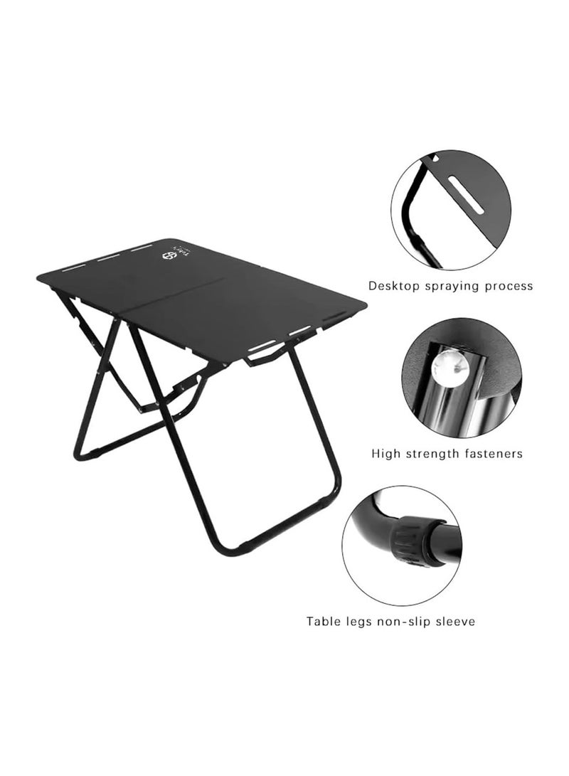 توبيز طاولة تخييم خفيفة الوزن وقابلة للطي من توبي، طاولة تخييم مدمجة من سبائك الألومنيوم مع حقيبة تخزين، رائعة للاستخدام في الهواء الطلق - Image 2