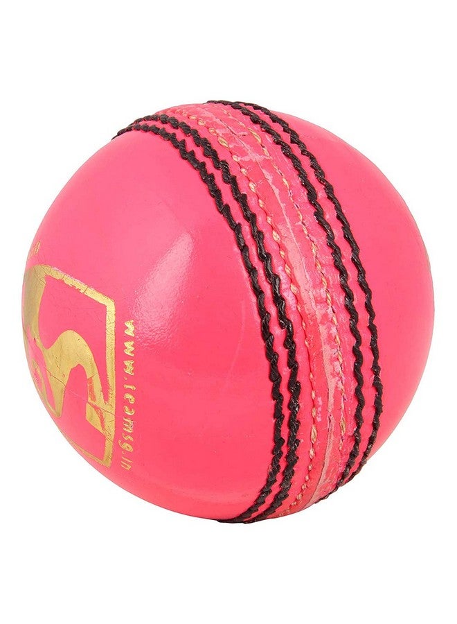 SG Leather Cricket Ball, Size Club, (Pink), Standard - Image 2