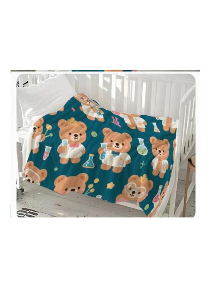 general Flannel thin blanket (warm and comfortable, suitable for sleep, gaming, dust removal and sandproof) 150cm*200cm - 1071 - Image 3