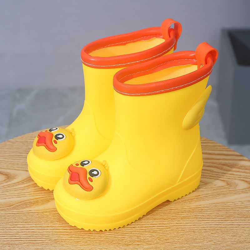 Children'S Rain Boots Girls' Non-Slip Children'S Baby Boys' Children'S Drawstring Women'S Rain Boots Student Girls' Water Shoes - Image 1