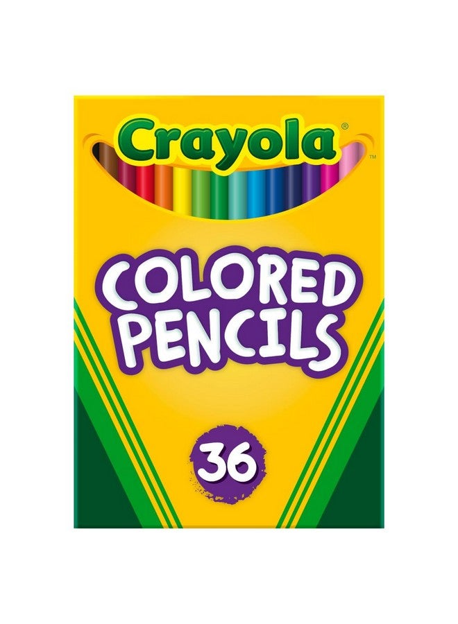 Crayola Colored Pencils (36ct), Kids Pencils Set, Arts & Crafts Supplies, Coloring Book Pencils, Gifts for Kids & Toddlers, Ages 3+ - Image 1