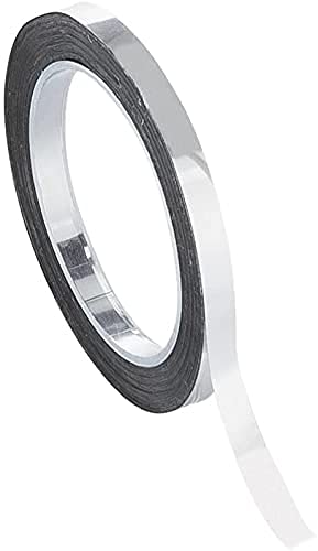 KIDINGTON Home Tile Sticker Waterproof Gap Sealing Tape Strip SelfAdhesive Decoration Tape for Floor Tiles and Wall Decor Tape Silver 1cm x 50m Silver