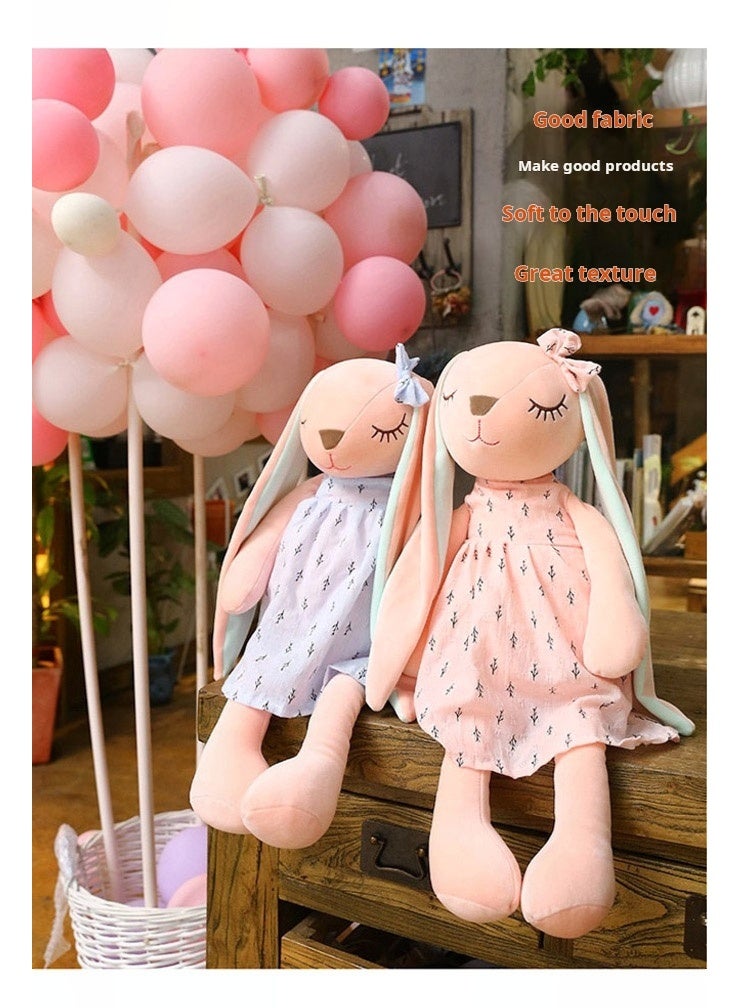 Cute Cartoon Long Ears Rabbits Dolls Baby Stuffed Plush Toys For Children Rabbit Sleeping Mat Stuffed Plush Toys Infants - Image 3